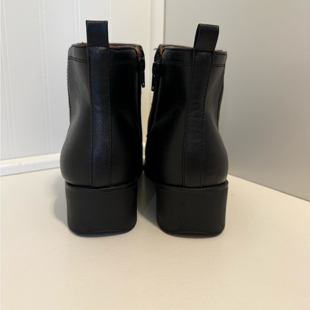 Eurosoft Dallan Side Zip Black Ankle Boots - Picture 15 of 16